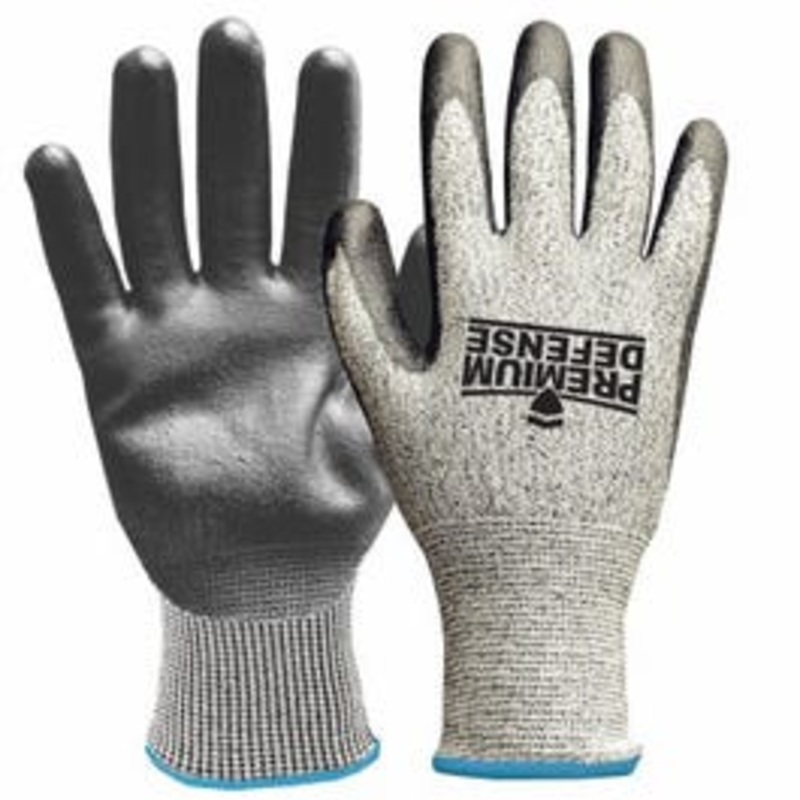 Work Gloves, Cut-Resistant, Touchscreen, Gray, Men’s Large