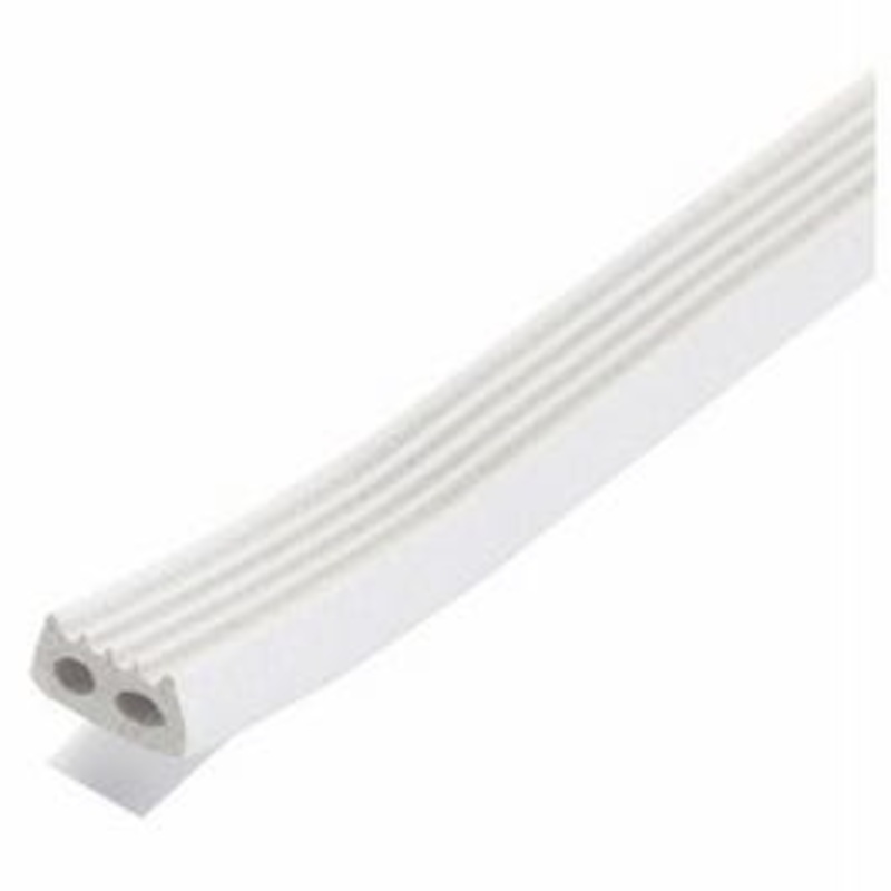 All Climate Weatherstrip, “D” Profile, White, 9/32-In. x 10-Ft.