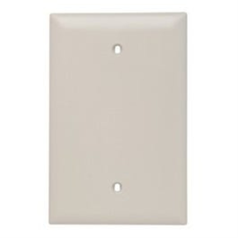 Wall Plate, 1-Gang, Light Almond, Jumbo