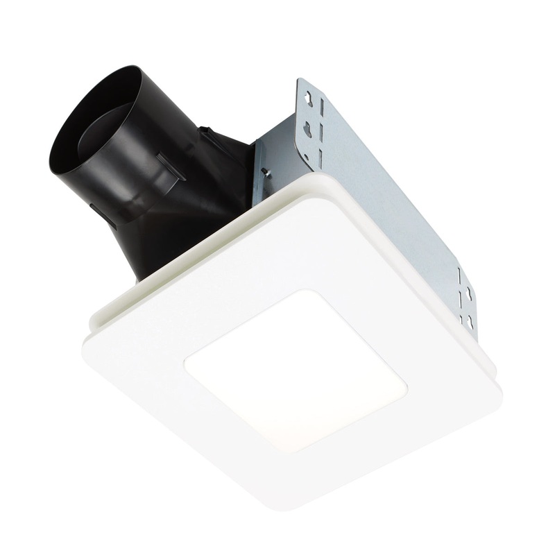 Broan-Nutone Broan-NuTone Roomside Series Bathroom Exhaust Fan w/ LED Light, 60 CFM, Energy Star