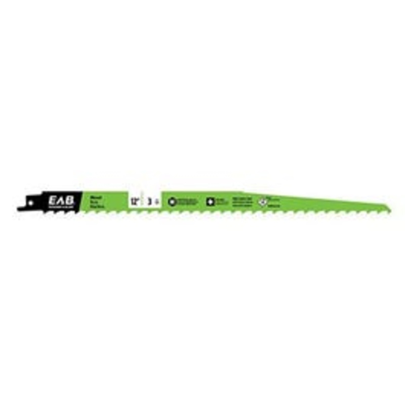 Reciprocating Saw Blade, High Carbon Steel, 12-In. x 3 TPI