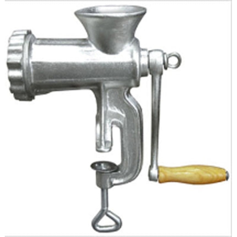 #10 MANUAL MEATGRINDER. TINNED