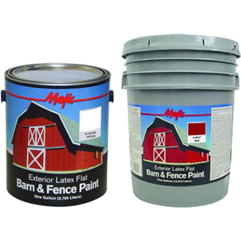 PAINT GAL BLACK FLAT BARN LATEX