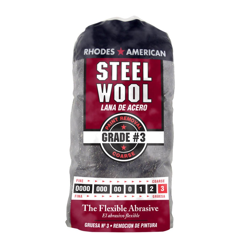 Homax Steel Wool, Coarse, Grade #3