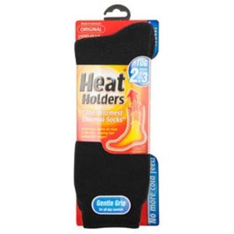 Thermal Socks, Black, Ladies’ Size 5-9
