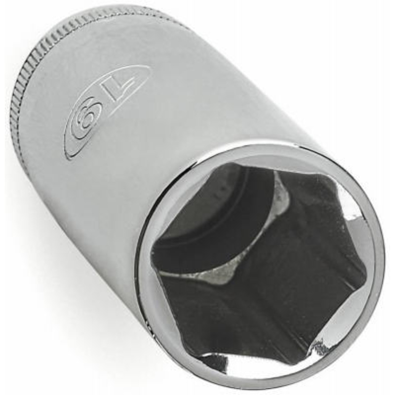 Master Mechanic Metric Deep Socket, 6-Point, 1/2 In. Drive
