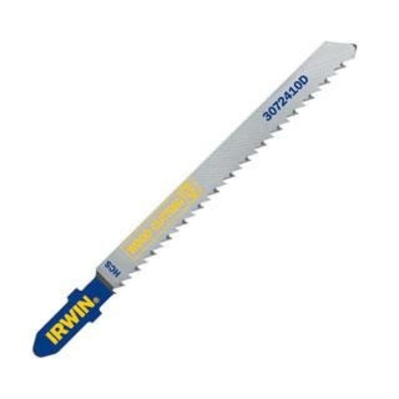 Irwin T-Shank Down Cutting 4″ 10 TPI Carbon Fleam Ground Jig Saw Blade