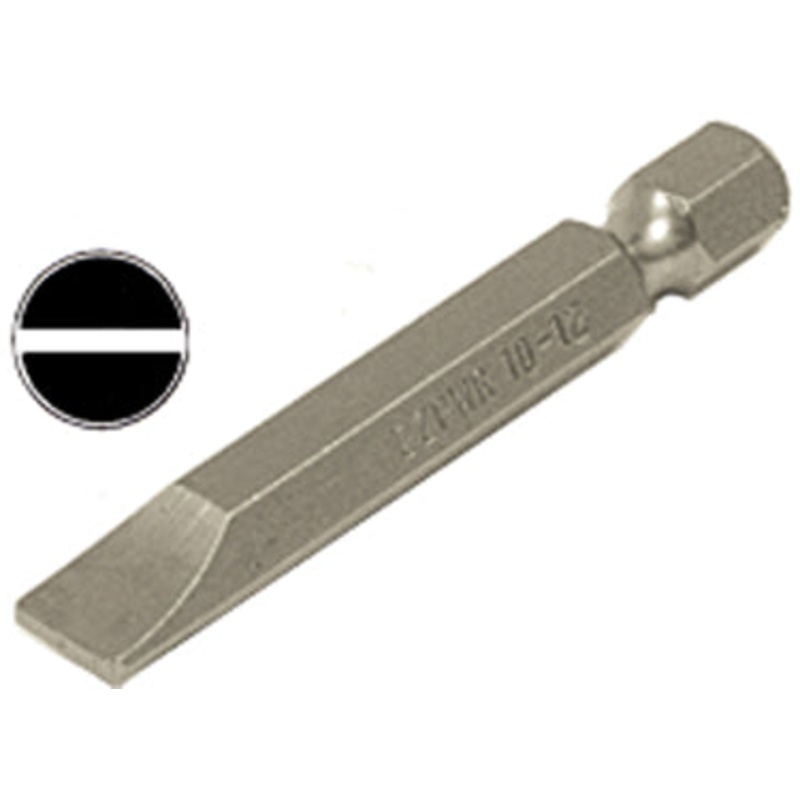 SCREWDRVR PWR BIT #10-12 SLOTTED 2 SKINNY