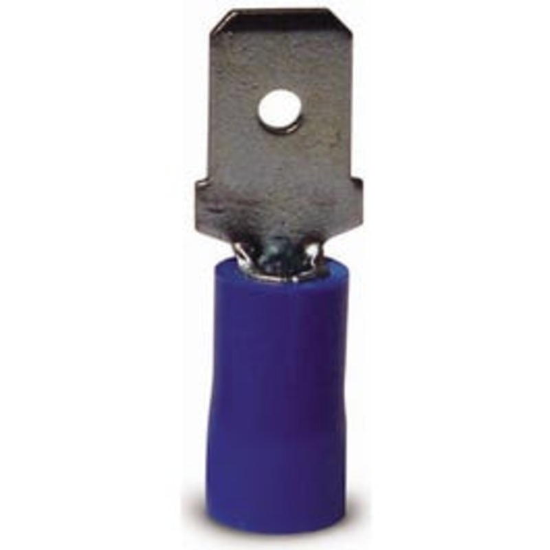 Disconnect, Male, Insulated Barrel, Vinyl, 18-Pk.
