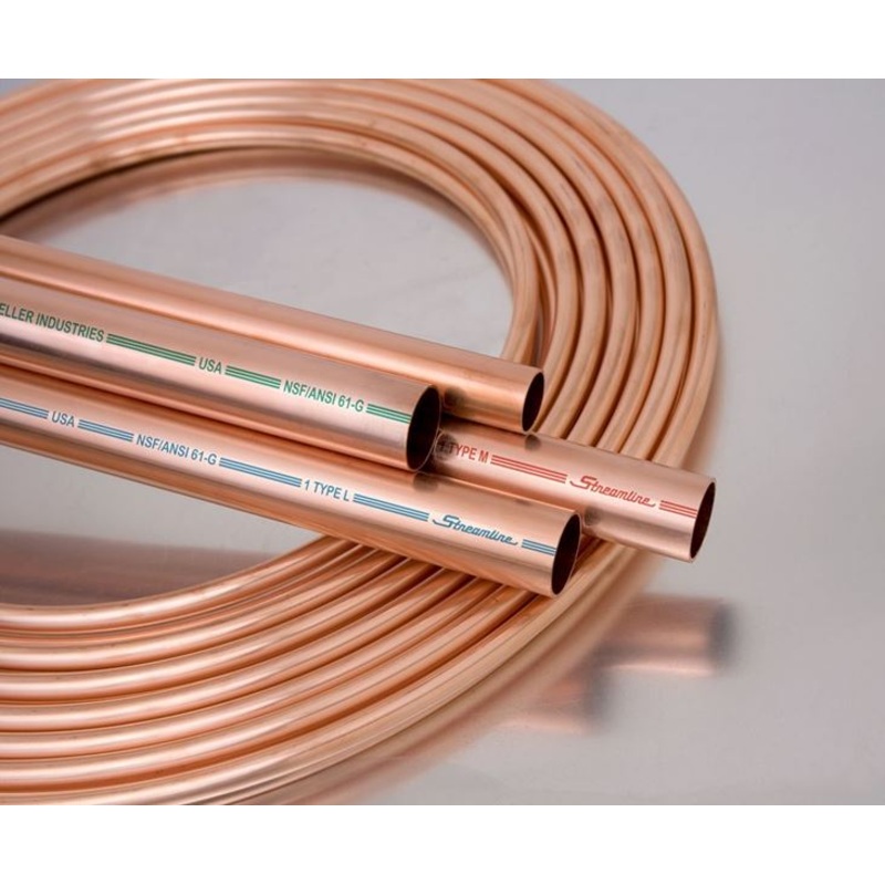 Mueller 1/2X10M Type M Water Tube, 1/2 in, 10 ft L, 4800 psi