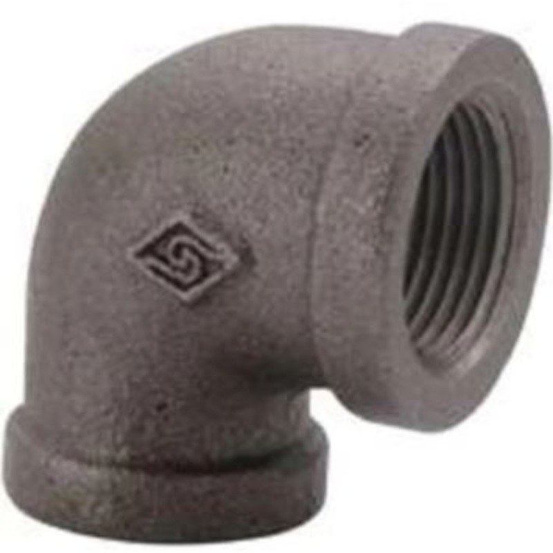 Worldwide Sourcing 90 Degree Elbow Black