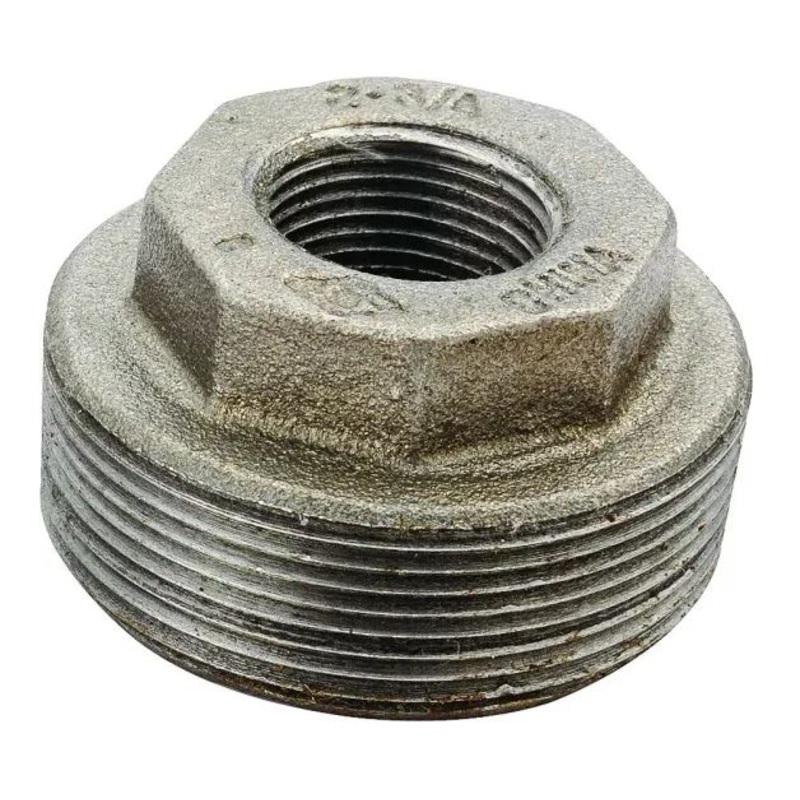 Worldwide Sourcing Malleable Hex Pipe Bushing Black