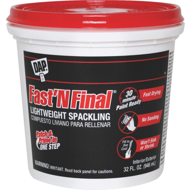DAP Fast ‘N Final 32 Oz. Lightweight Latex Patch & Prime Spackling