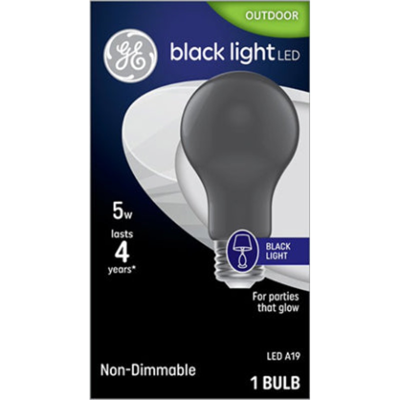 5W A19 Med LED~  Blacklight