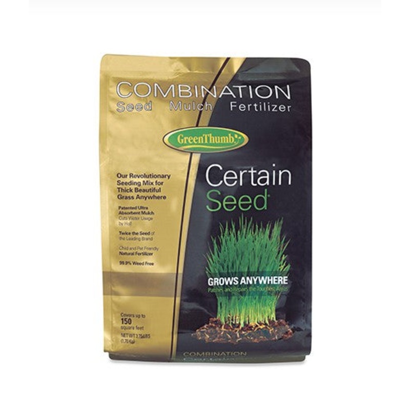 Green Thumb Certain Seed Grass Seed Fertilizer & Mulch in One Northern