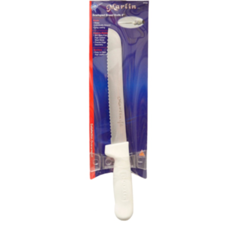 Marlin Pro Scalloped Bread Knife – 8″