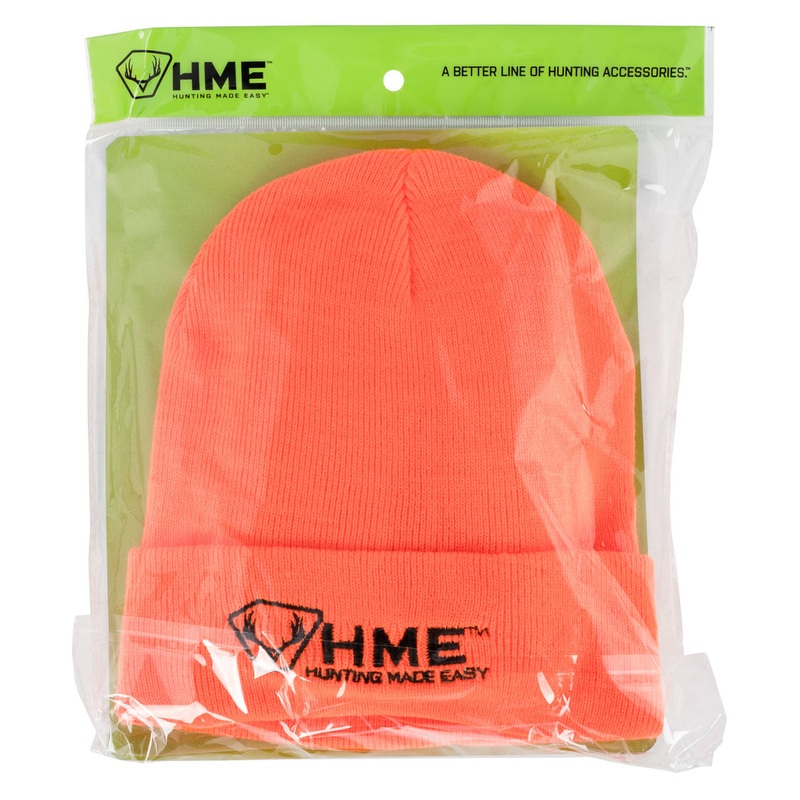 HME HMEVESTKCO Vest/Beanie Combo One Size Fits Most Orange Acrylic