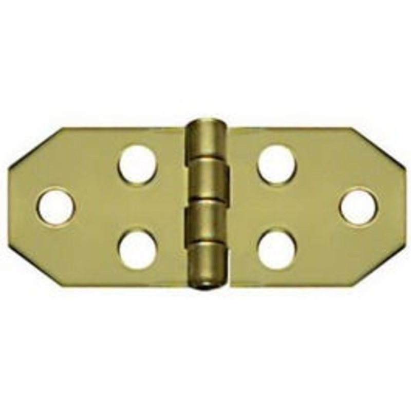 2-Pk., .75 x 1-13/16-In. Brass Decorative Hinges