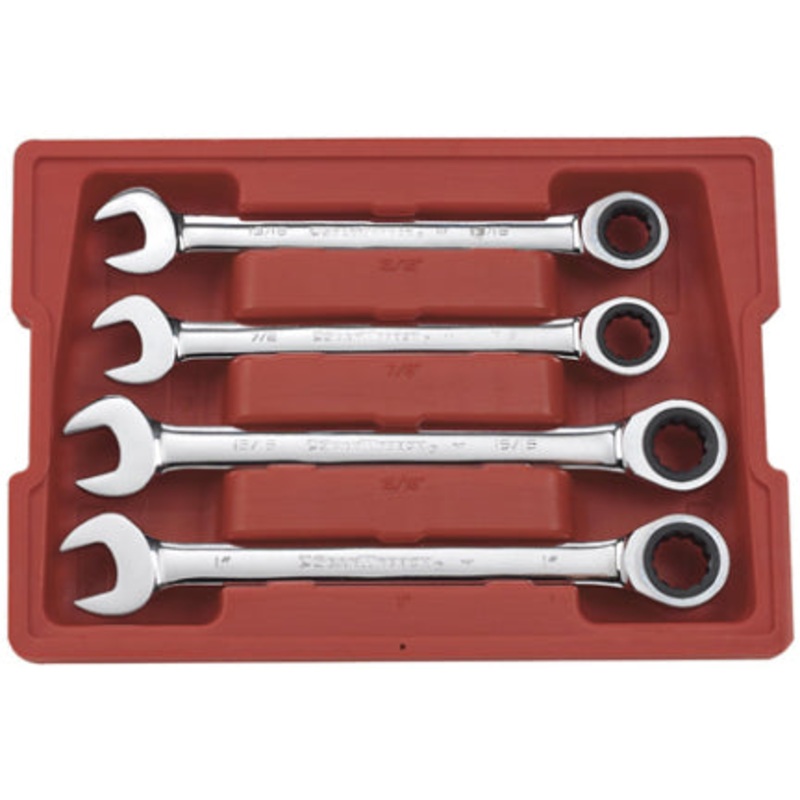 GEARWRENCH SAE FLAT SET 4PC