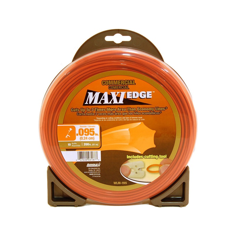 Arnold Corp .095″ Maxi Edge Commercial Trimmer Line 200 Feet