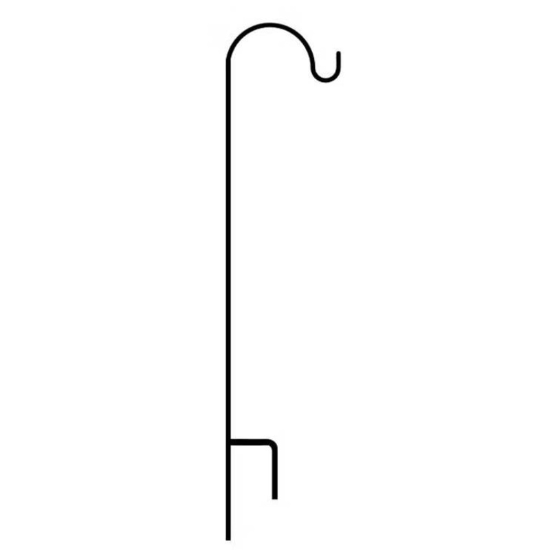 American GardenWorks Tall Single Shepherd Hook