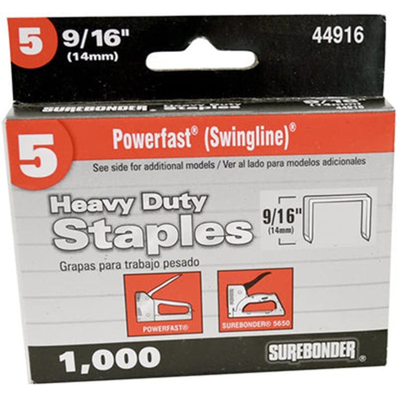STAPLES NO 5 SHD 5/16IN 1000/ BOX