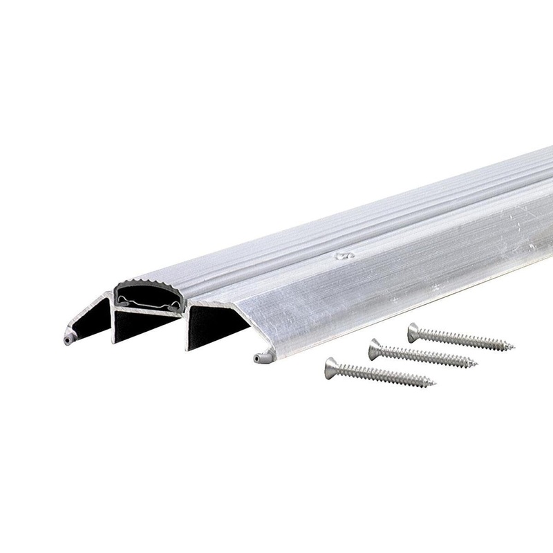 M-D High 32″ L x 3-3/4″ W x 1-1/8″ H Aluminum Threshold