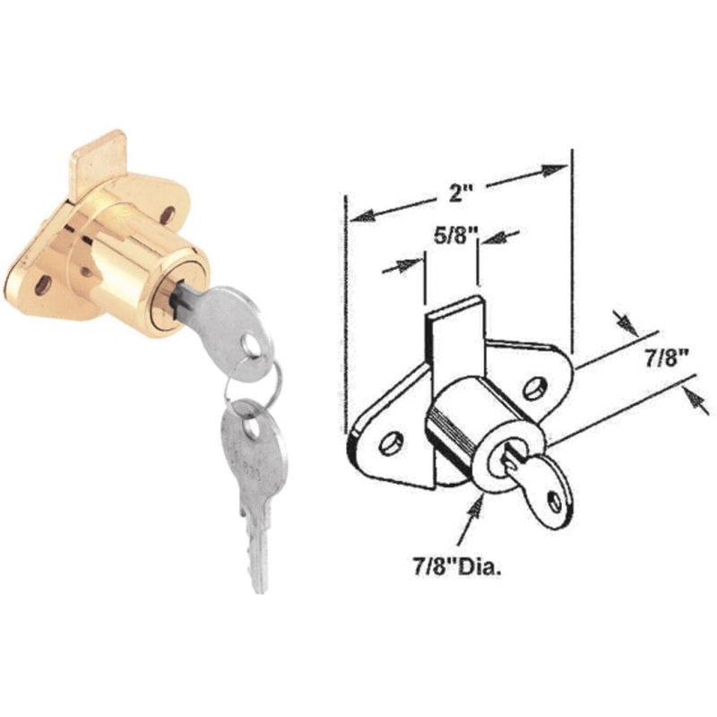 Defender Security Drawer & Cabinet Lock – Keyed Different