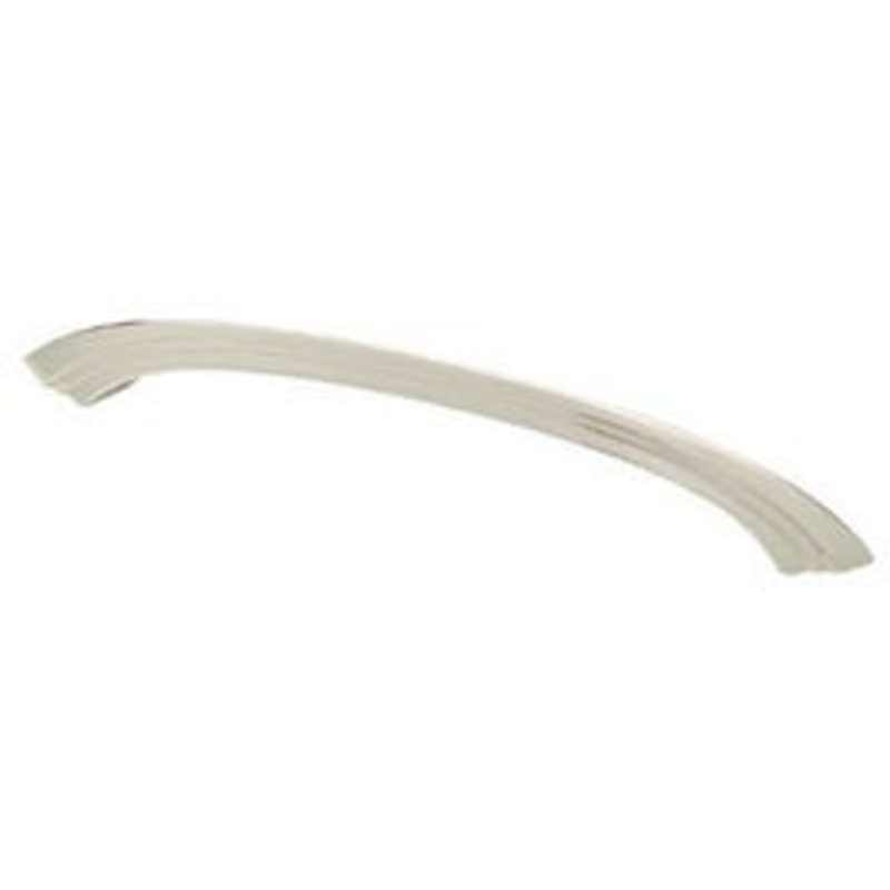 Cabinet Pull, Julian, Polished Nickel, 6-5/16-In.