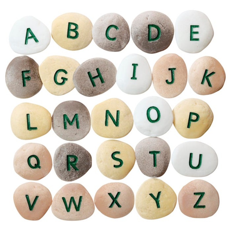 Yellow Door Alphabet Pebbles – Uppercase