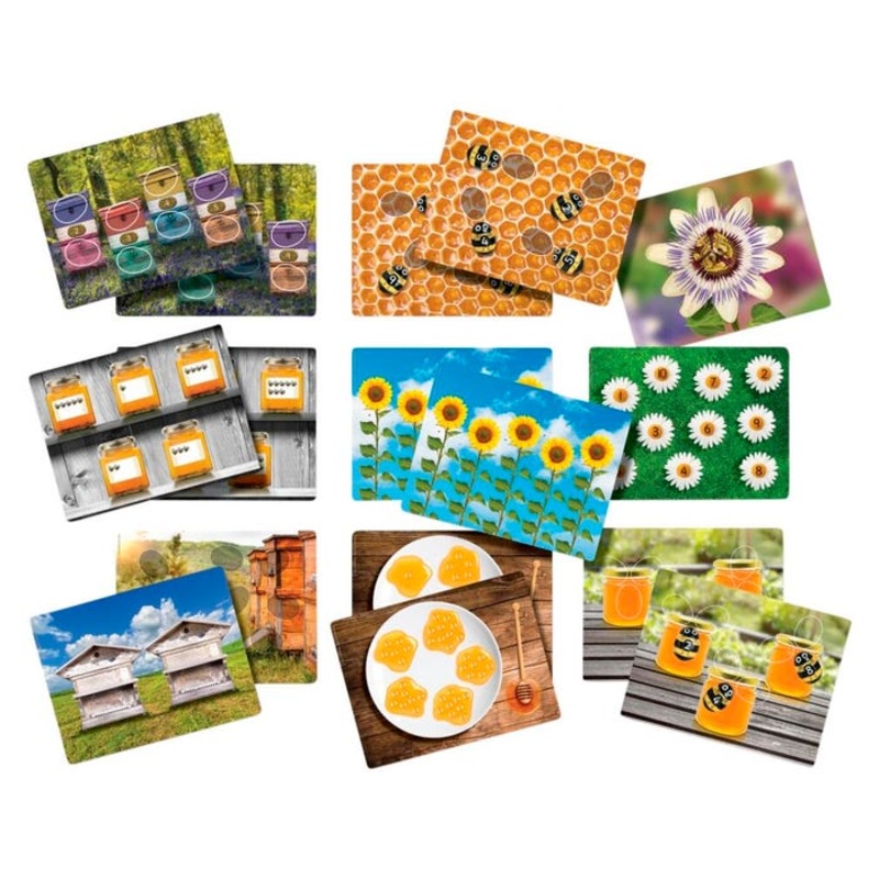 Yellow Door Honey Bee Early Number Cards, Set of 16