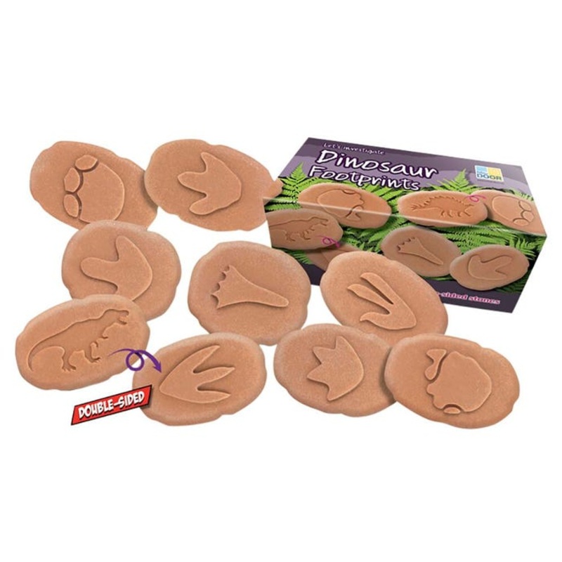 Yellow Door Let's Investigate Dinosaur Footprints, Set of 8