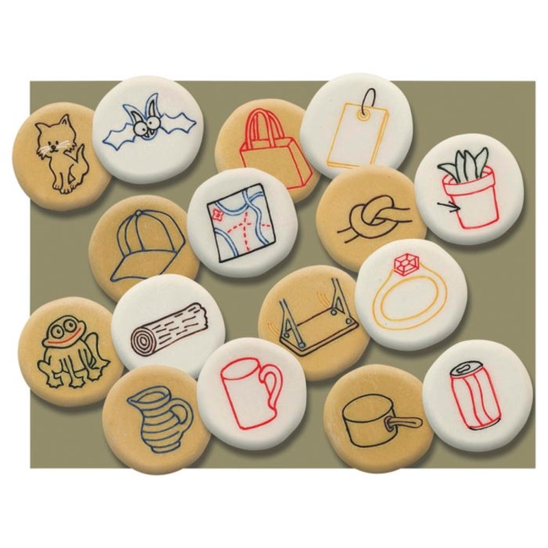 Yellow Door Rhyming Pebbles, Set of 16