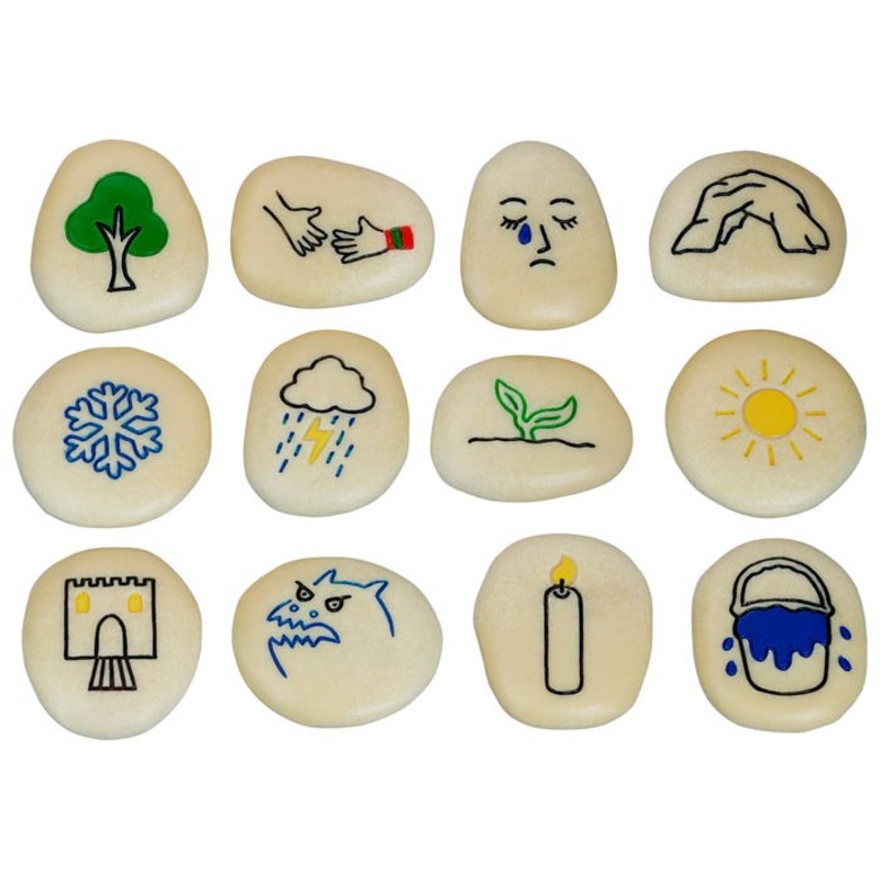 Yellow Door Self-Regulation Stones, Set of 12