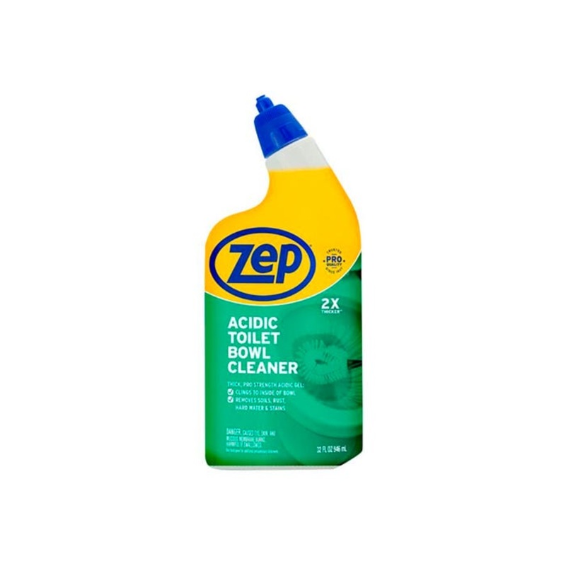 Zep Acidic Toilet Bowl Cleaner, 32 Fluid Ounces, White