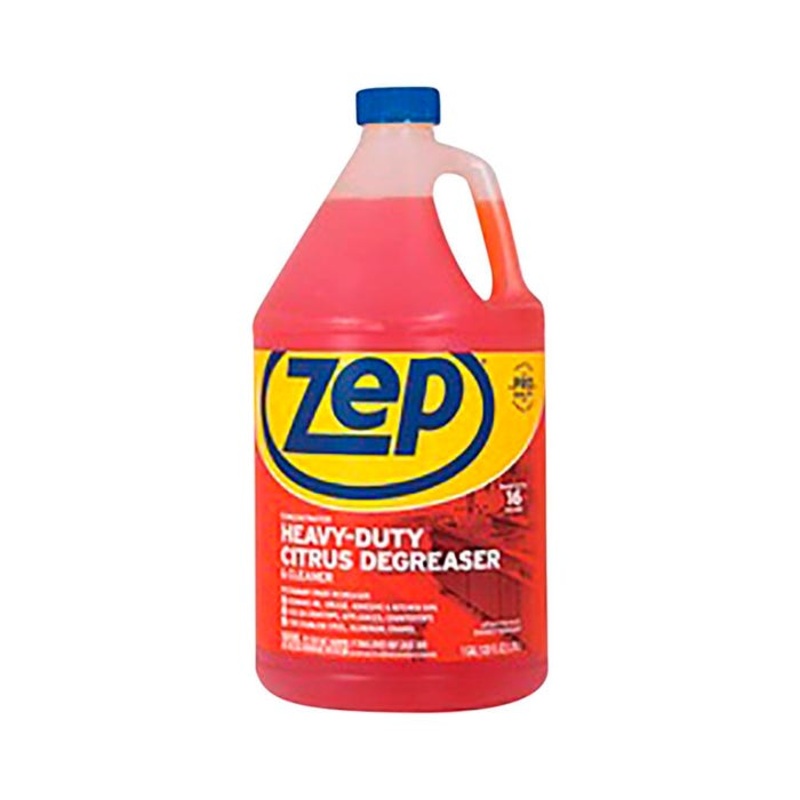Zep Commercial Heavy-Duty Citrus Degreaser, 128 Fluid Ounces, Orange, Caraton of 4
