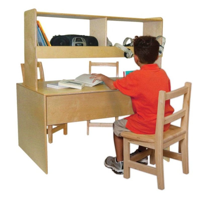 Wood Designs Listening Center with 2 Upper Compartments, 48 x 28 x 23 Inches