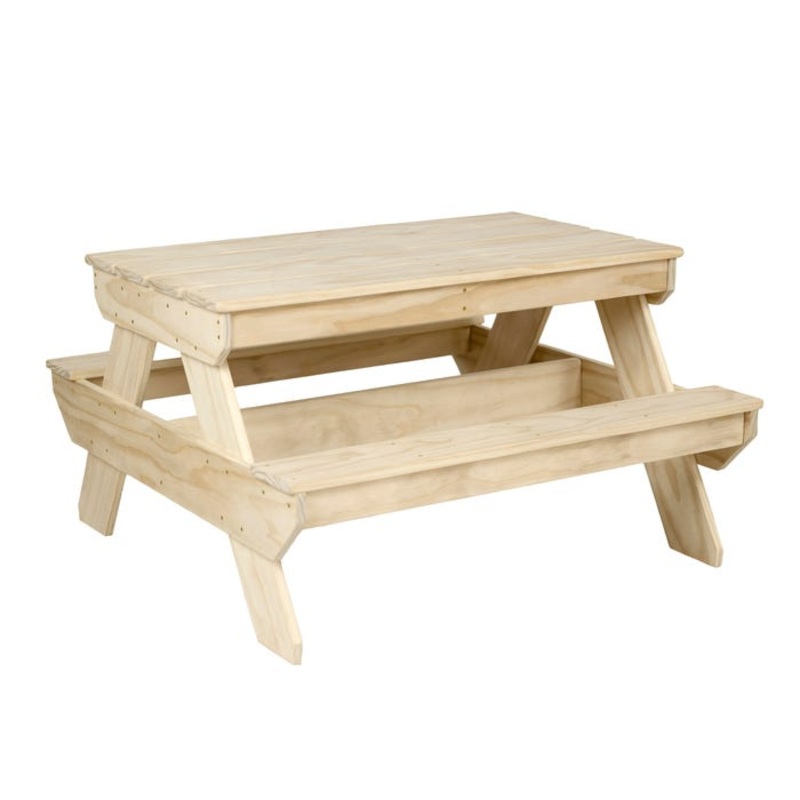 Wood Designs, Outdoor Picnic Table, 42 x 40 x 24 Inches