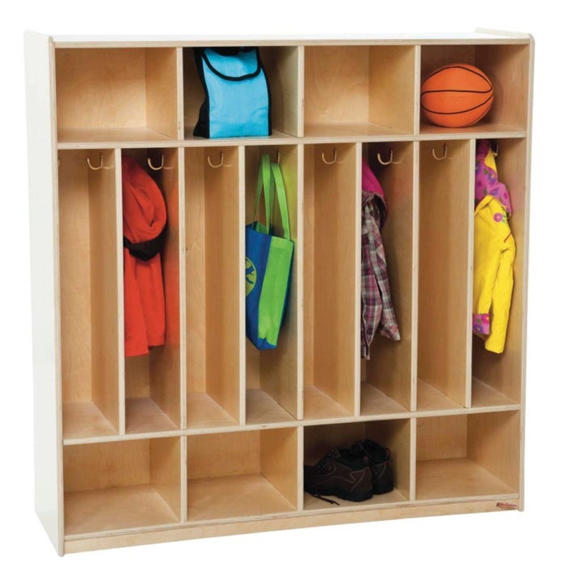 Wood Designs Space Saver Locker with Eight Sections, 48 x 15 x 49 Inches