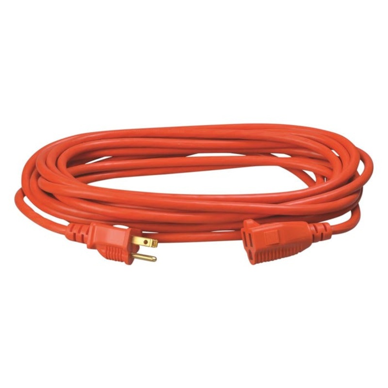 Woods Heavy-Duty Indoor/Outdoor Extension Cord, 25 Feet, 16 Gauge, Orange