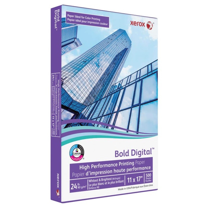 Xerox Copy & Multipurpose Paper, 11 x 17 Inches, White, 500 Sheets