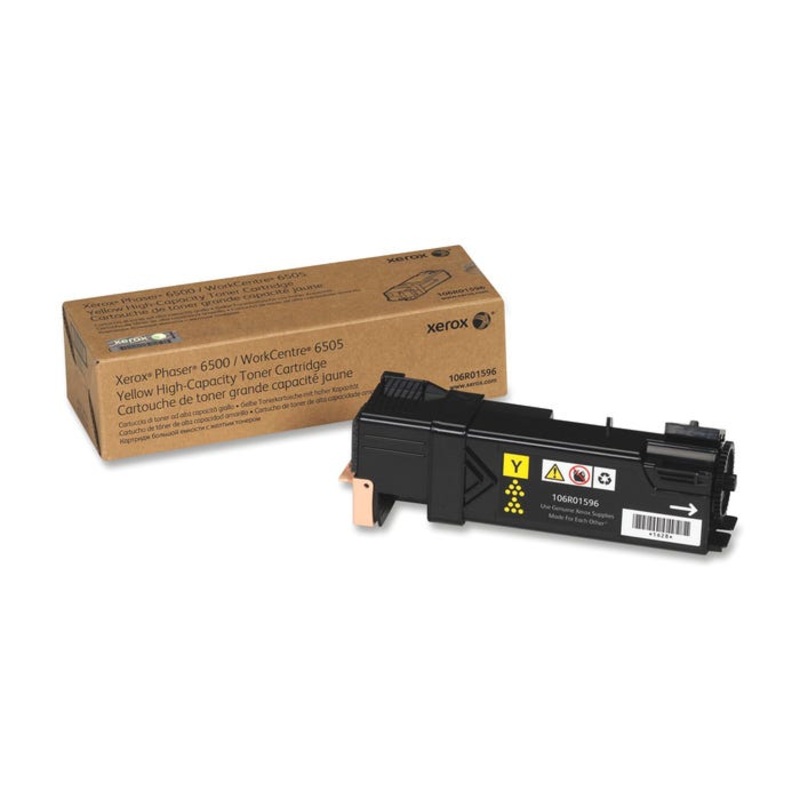 Xerox Ink Toner Cartridge, 106R01596, Yellow
