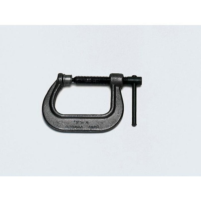 Wilton 400 C-Clamp, 5-3/8 Inch Throat Depth, 10 Inch Jaw Opening, Steel Frame