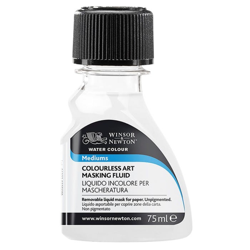 Winsor and Newton Colorless Waterproof Art Masking Fluid, 2.5 Ounces