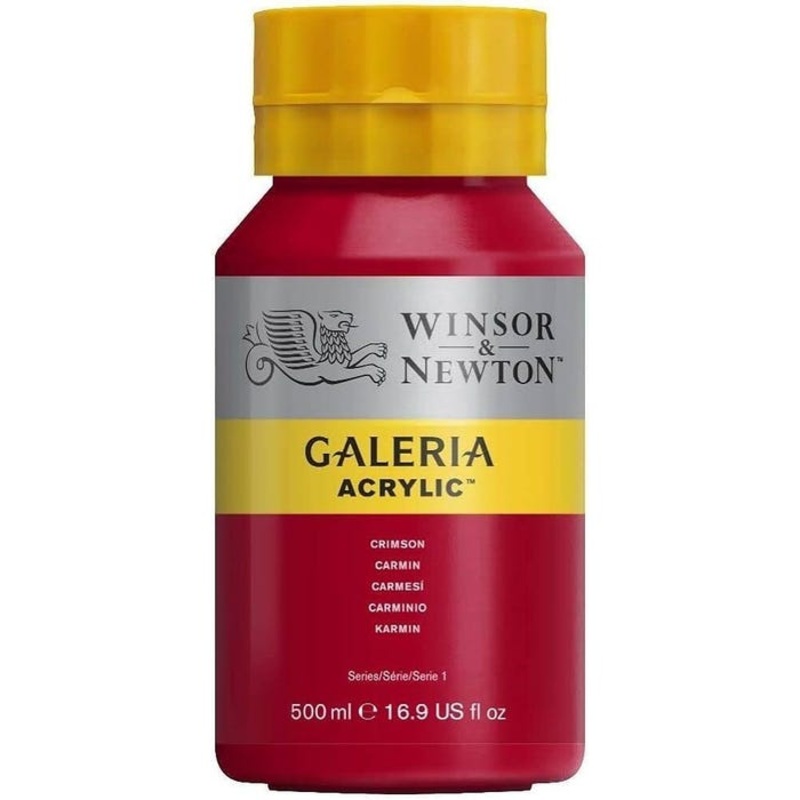 Winsor and Newton Galeria Acrylic Paint, Crimson, 16.9 Ounce