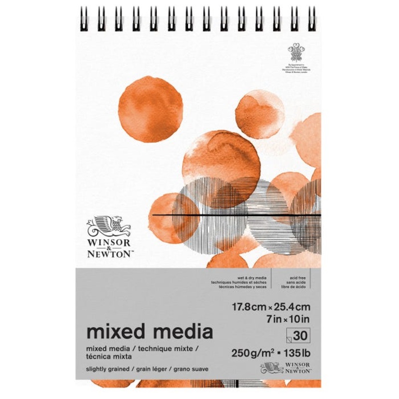Winsor & Newton Mixed Media Pad, 7 x 10 Inches