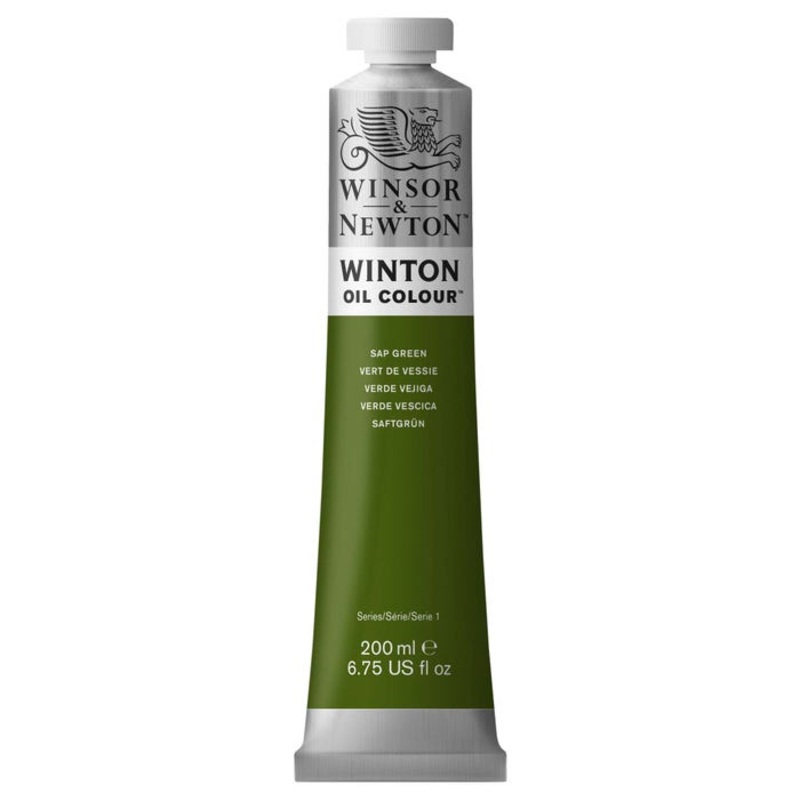 Winsor & Newton Winton Oil Color, 6.75 Ounce Tube, Sap Green