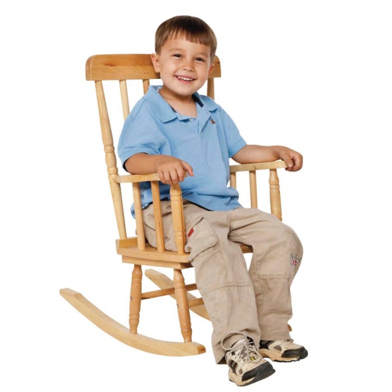 Wood Designs Rocking Chair, 10-Inch Seat Height, 16-1/2 x 23-1/2 x 28-1/2 Inches, Natural Hardwood
