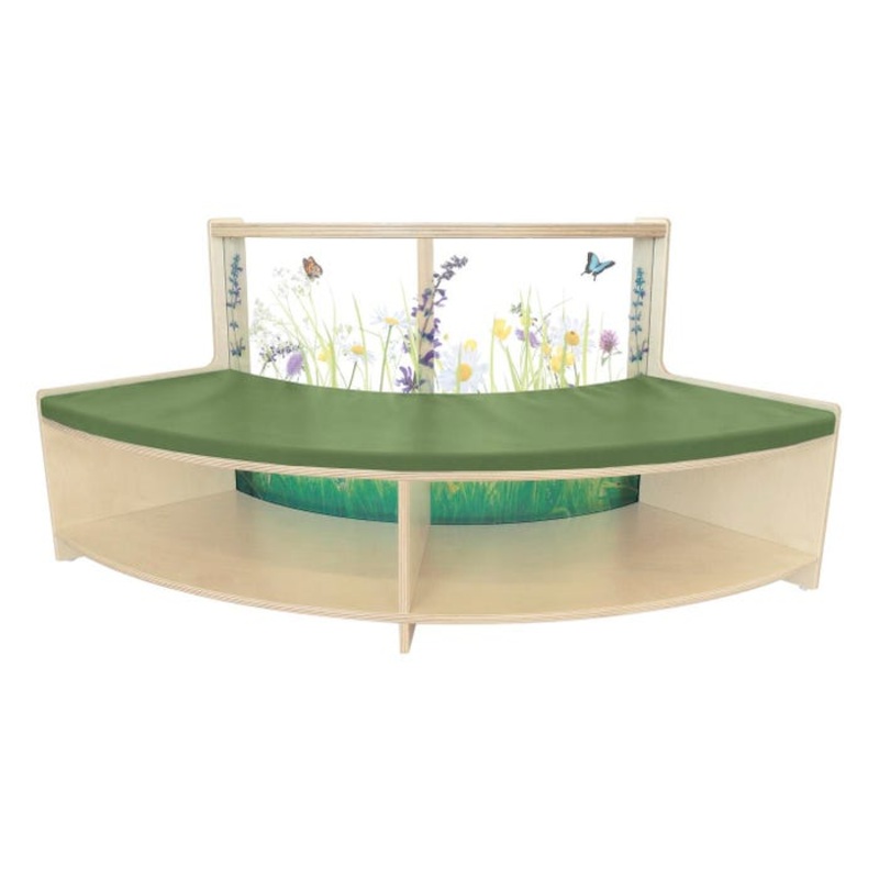Nature View Curve In Sofa, 54 x 17 x 24-1/4 Inches