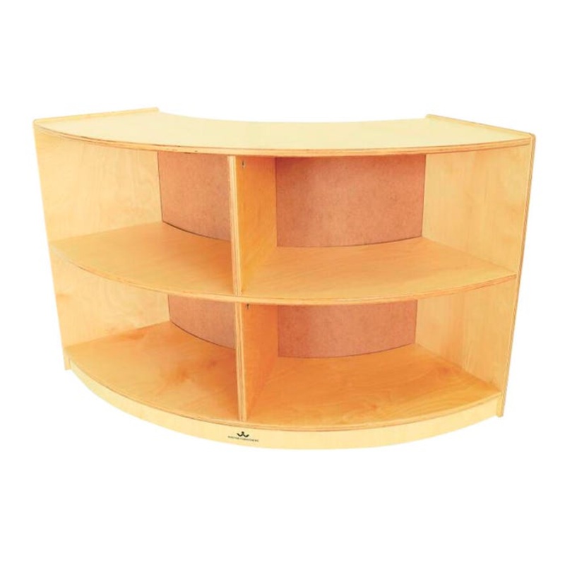 Whitney Brothers Curved Storage – Back In Curve, 41 x 11-3/4 x 24 Inches